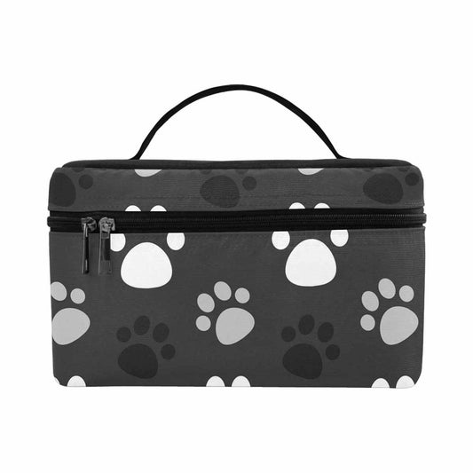 Cosmetic Bag, Paws - Dark Grey Bag,travel Case